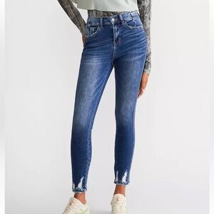 Flying Monkey High Rise Skinny Ankle Jeans